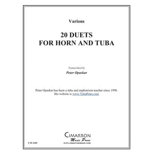 20 Duets for Horn and Tuba - Paperback