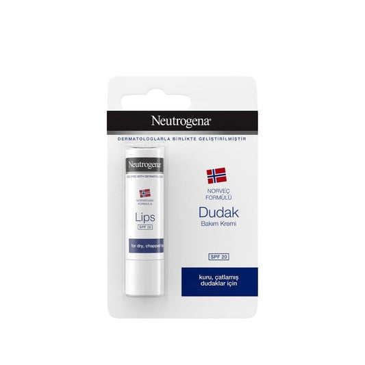 Neutrogena Norwegian Formula SPF 20 Lip Balm - Intense Moisture & Sun Protection for Dry, Chapped Lips