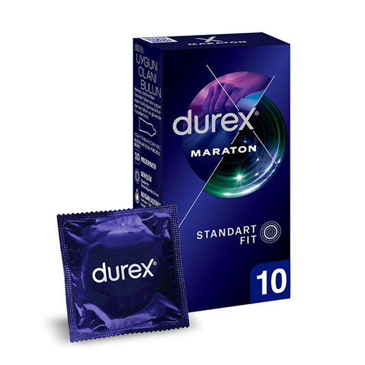 Durex Extended Pleasure Condoms with Benzocaine 5% - Dermatologically Tested, Safe Sex Products for Adults