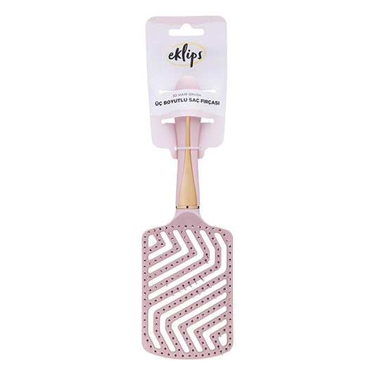 Eklips Hair Brush - Gentle Detangling for Sensitive Hair, Ergonomic Design, Wet & Dry Use