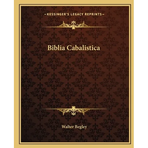 Biblia Cabalistica - Paperback