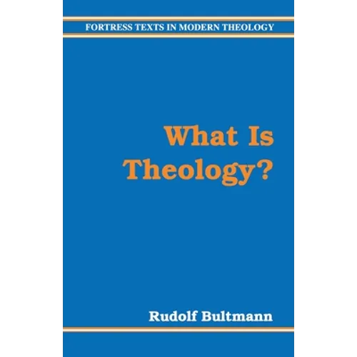 What Is Theology? - Paperback