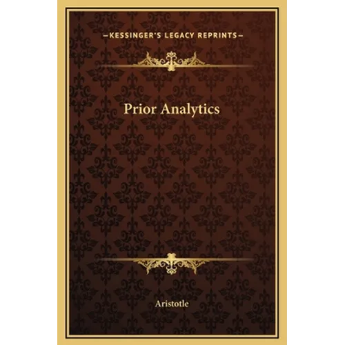 Prior Analytics - Hardcover
