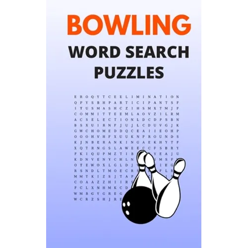 Bowling Word Search Puzzles: 5x8 Puzzle Book for Adults with Solutions - Paperback