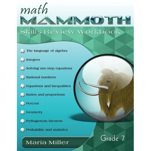 Math Mammoth Grade 7 Skills Review Workbook - Paperback