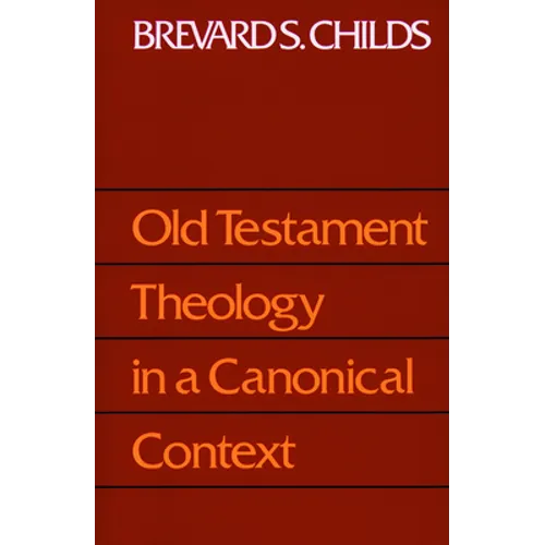 Old Testament Theology Canonic - Paperback