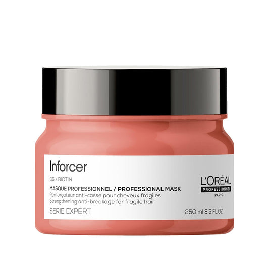 L'Oréal Professionnel Paris Serie Expert Inforcer Hair Strengthening Mask - Anti-Breakage Hair Treatment for Damaged Hair, 8.45 fl oz