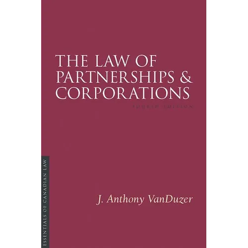 The Law of Partnerships and Corporations, 4/E - Paperback