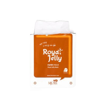 MjCare Royal Jelly Face Mask - Anti-aging Hydrating Disposable Sheet Mask with Hyaluronic Acid & Allantoin