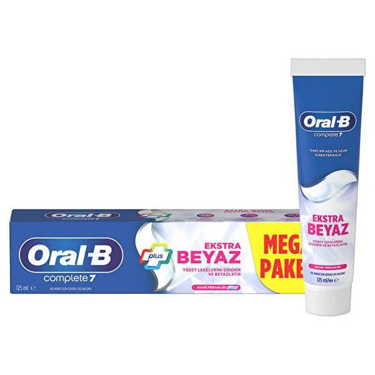 Oral B Whitening Toothpaste - Oral B Complete 7 Extra White Toothpaste, 4.23 fl oz - Mint Flavor for Fresh Breath