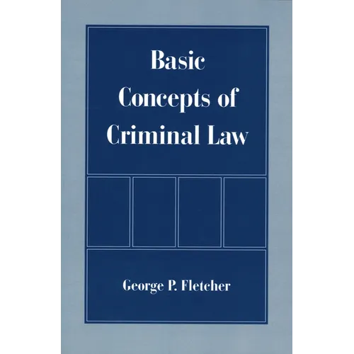 Basic Concepts of Criminal Law - Paperback