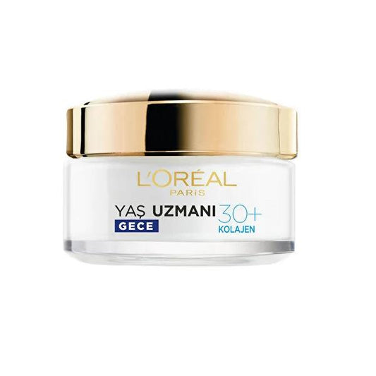 L'Oréal Paris Anti-Wrinkle Night Cream for Women 30+ - Clinically Proven Triple-Action Effect, Hydrating & Anti-Aging Moisturizer