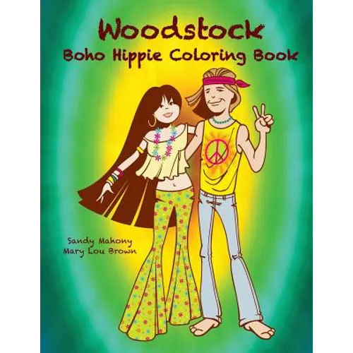 Woodstock Boho Hippie Coloring Book - Paperback