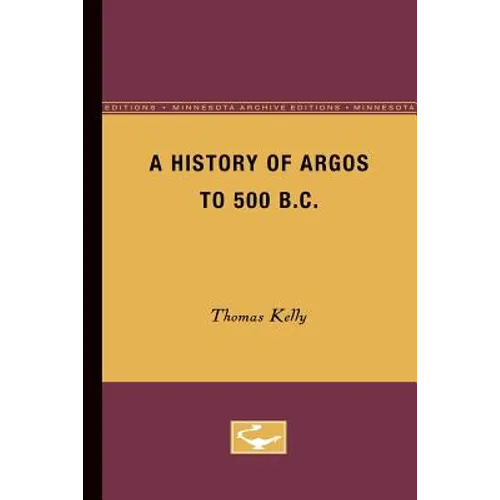A History of Argos to 500 B.C - Paperback