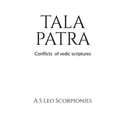 Tala Patra - Conflict of Vedic Scriptures - Paperback