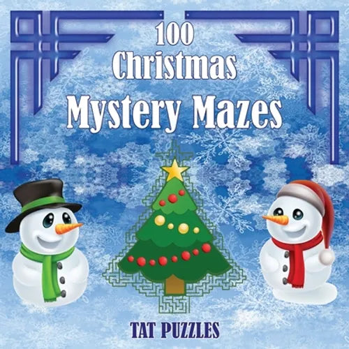 100 Christmas Mystery Mazes - Paperback