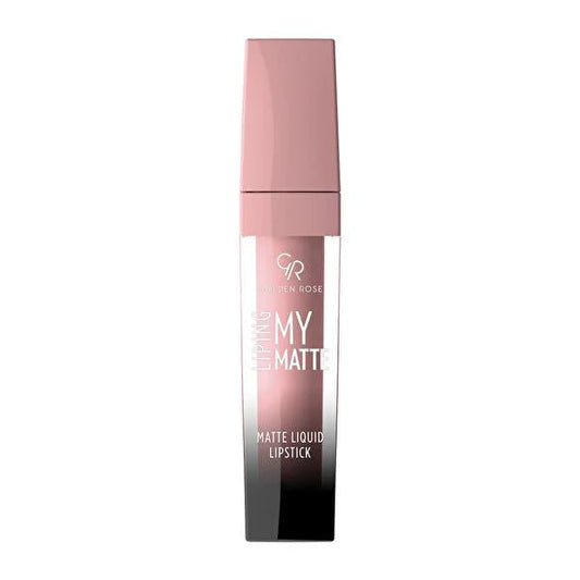 Golden Rose Matte Liquid Lipstick - Long-Lasting, Intense Color & Comfortable Wear