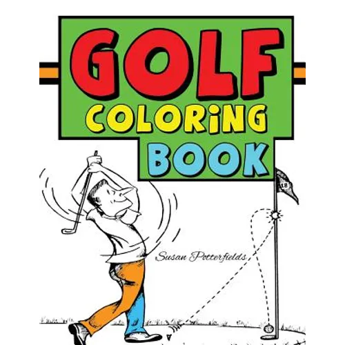Golf Coloring Book - Paperback
