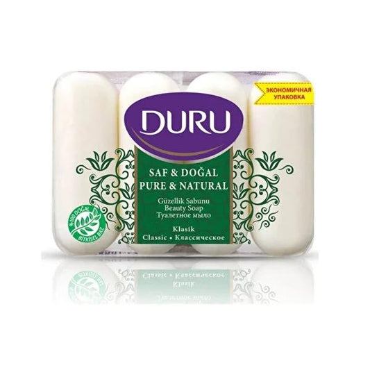 Duru Natural Bar Soap - Gentle, Fragrant & Effective Cleansing for Personal Hygiene