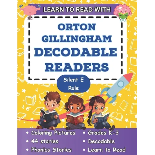 Learn to Read with Orton Gillingham Decodable Readers: Orton Gillingham Materials Phonics Readers for Kindergarten and First Grade - Paperback