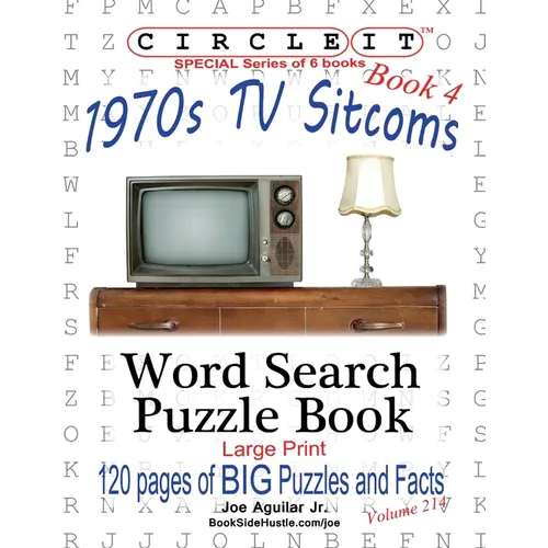 Circle It, 1970s Sitcoms Facts, Book 4, Word Search, Puzzle Book - Paperback