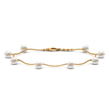 Freshwater Cultured Pearl Chain Bracelet for Women
