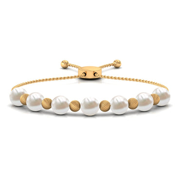 Cultured Freshwater Pearl Bolo Bracelet for Women