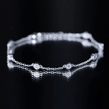 Lab Grown Diamond Chain Bracelet for Women