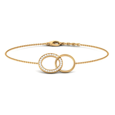 Diamond Eternity Chain Bracelet For Women
