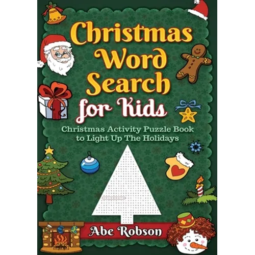 Christmas Word Search for Kids: Christmas Activity Puzzle Book to Light Up The Holidays - Paperback
