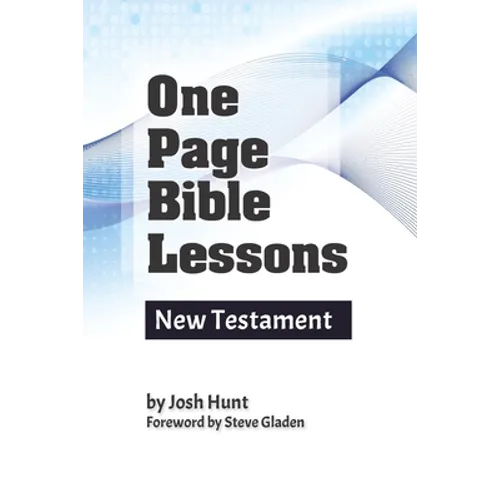One Page Bible Lessons: New Testament - Paperback