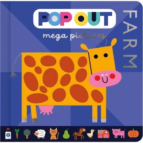 Pop Out Mega Pictures Farm - Board Book
