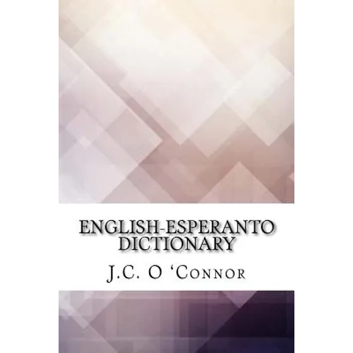 English-Esperanto Dictionary - Paperback