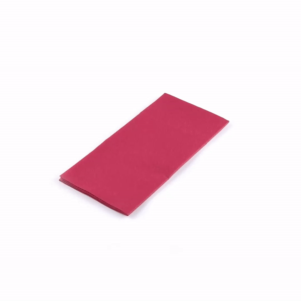 Luxenap Square Burgundy Paper Napkin - Air Laid, Kangaroo - 15 3/4" x 15 3/4" - 40 count box
