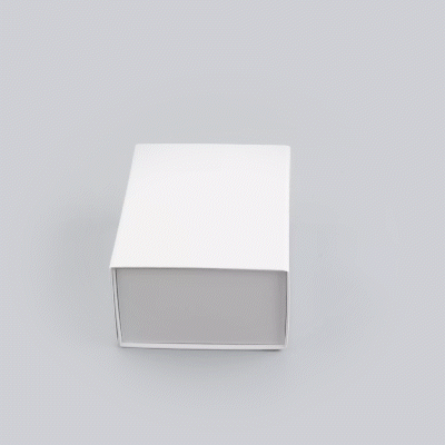 Cater Tek Rectangle White Paper Medium Tic Tac Box - Magnetic - 9" x 6" x 3 1/2" - 10 count box