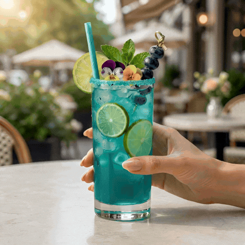Bev Tek Teal Paper Straw - Biodegradable, 6mm - 7 3/4" - 25 count box