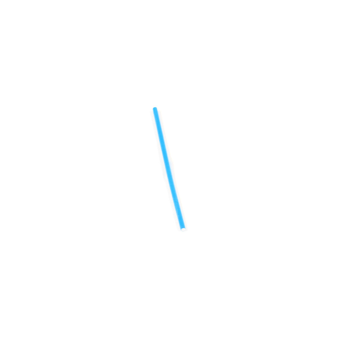 Pastry Tek Sky Blue Paper Cake Pop and Lollipop Stick - Biodegradable - 6" x 5/32" - 100 count box