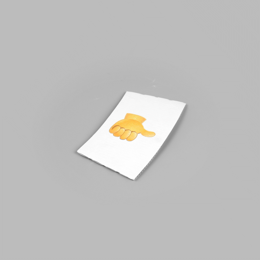 Restpresso White Paper Thumbs Up Emoji Coffee Cup Sleeve - Fits 12 / 16 / 20 oz Cups - 1000 count box