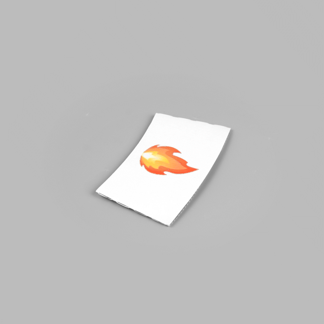 Restpresso White Paper Fire Emoji Coffee Cup Sleeve - Fits 12 / 16 / 20 oz Cups - 1000 count box