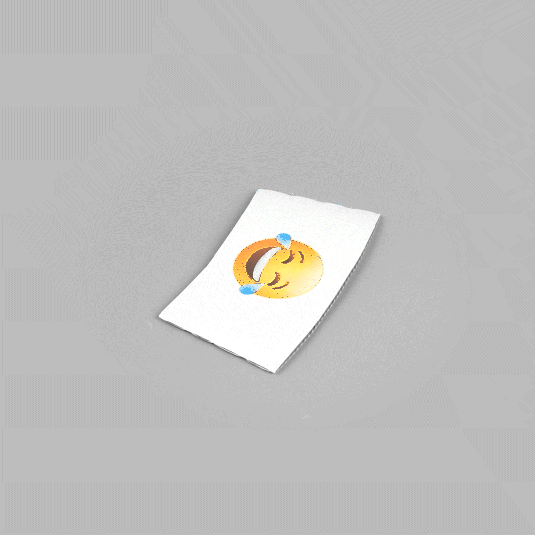 Restpresso White Paper Crying Laughing Emoji Coffee Cup Sleeve - Fits 12 / 16 / 20 oz Cups - 1000 count box