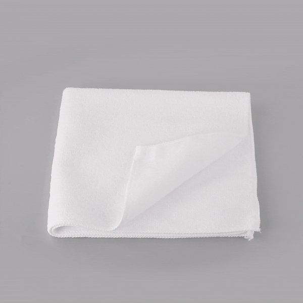 Clean Tek Professional White Microfiber Cleaning Cloth - 16" x 16" - 10 count box