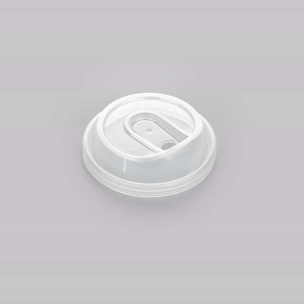 Restpresso Clear Plastic Coffee Cup Lid - with Detachable Plug, Fits 8, 12, 16 and 20 oz - 500 count box