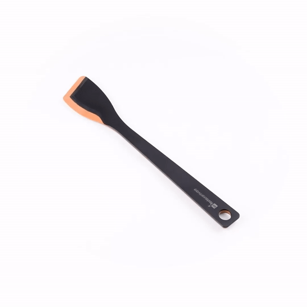 Nature Tek Black Wood Angled Spatula - 13" - 1 count box