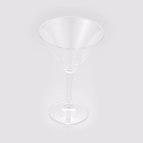 Cascata 9 oz Cocktail Martini Glass - 4 1/2" x 4 1/2" x 7" - 6 count box