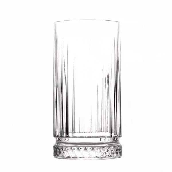 Elysia 15 oz Drinking Glass - 3" x 3" x 6" - 6 count box