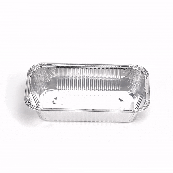 Foil Lux Aluminum 1/3 Size Deep Steam Table / Loaf Pan - 12 1/2" x 6 1/2" x 3 1/4" - 25 count box