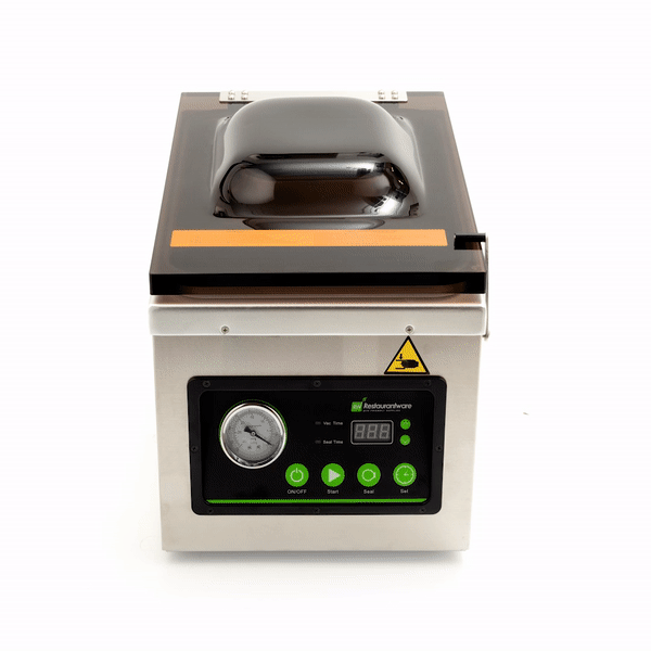 Fresh Hero Stainless Steel Chamber Vacuum Packaging Machine - 10 1/4" Seal Bar, Oil Pump - 1 count box