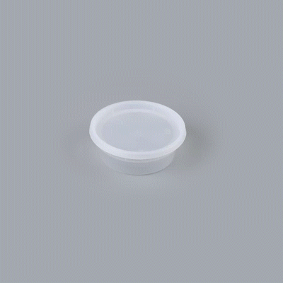 Asporto 8 oz Round Clear Plastic Soup Container - with Lid, Microwavable - 4 1/2" x 4 1/2" x 1 3/4" - 100 count box