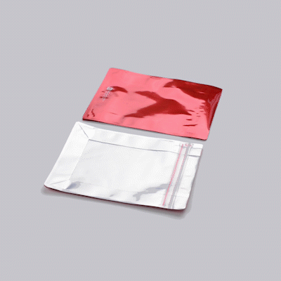 Bag Tek Red Plastic Large Snack Bag - Double Seal, Rip Lock, Heat Sealable - 9 1/2" x 7 1/2" x 2 3/4" - 100 count box