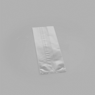 Bag Tek Clear Plastic Gusset Bag - High Clarity, Heat Sealable - 3 1/2" x 2 1/4" x 9 3/4" - 100 count box